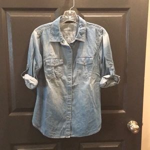 A.n.a Denim Chambray Shirt